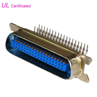 R/A PCB 36 αρσενική μορφή Shell 2.16mm MD τύπων συνδετήρων Centronics καρφιτσών πίσσα