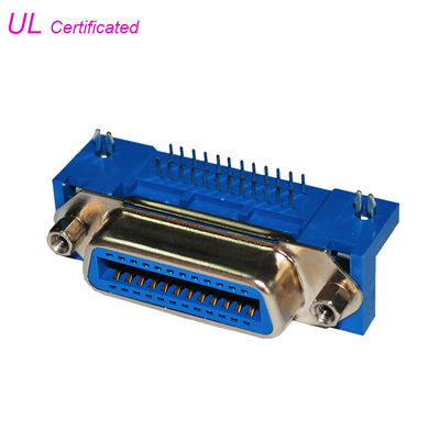 57 σειρές DDK 24 ΣΟ θηλυκός συνδετήρας PCB σωστής γωνίας Champ Centronic καρφιτσών με τις μεγάλες βίδες