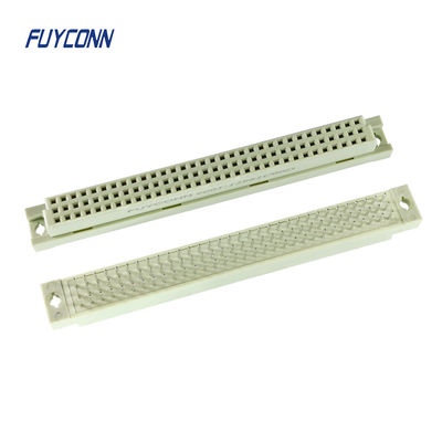 96 καρφίτσα 3 θηλυκός κάθετος συνδετήρας PCB DIN41612 σειρών με την πίσσα 2.54mm