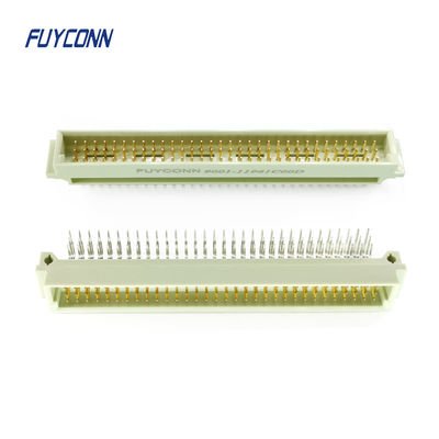 90 PCB 3 σειρές 96P αρσενικό DIN 41612 βαθμού σωστή γωνία συνδετήρων Eurocard