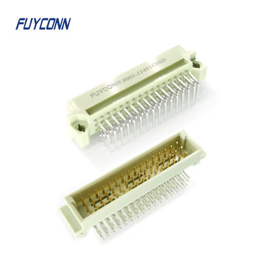 3 αρσενικός συνδετήρας PCB DIN41612 σωστής γωνίας τύπων συνδετήρων 16P 32P 48P Eurocard σειρών