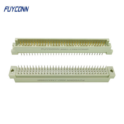 DIN 41612 αρσενικό ευθύ PCB 2.54mm 3rows 2*32pin 64Pin συνδετήρων
