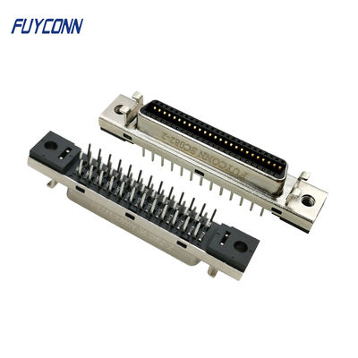 180 θηλυκός 50P MDR PCB SCSI βαθμού σερβο συνδετήρας συνδετήρων