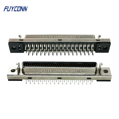 68 συνδετήρας πισσών MDR PCB κατ' ευθείαν θηλυκός 1.27mm συνδετήρων καρφιτσών SCSI