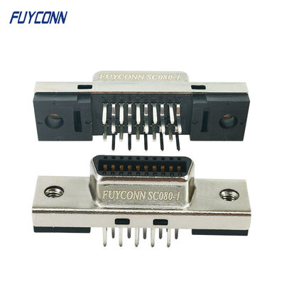 Θηλυκός σερβο συνδετήρας 1.27mm ευθύς θηλυκός SCSI 20pin συνδετήρας PCB