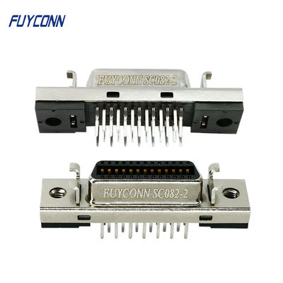 Κρεμάστρα συνδετήρων W Fixness 26 θηλυκή SCSI σωστής γωνίας συνδετήρων καρφιτσών SCSI PCB τύπων
