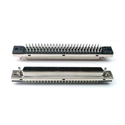 Ευθύς SCSI τύπος 100pin 1.27mm ΣΟ συνδετήρων PCB θηλυκός συνδετήρας MDR
