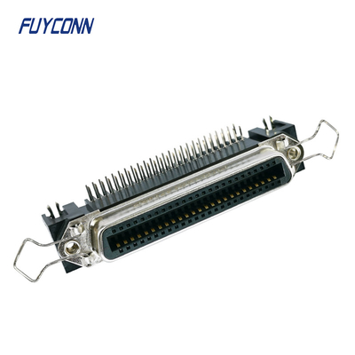 57 CN50 50 θηλυκός συνδετήρας PCB DDK σωστής γωνίας Centronics καρφιτσών