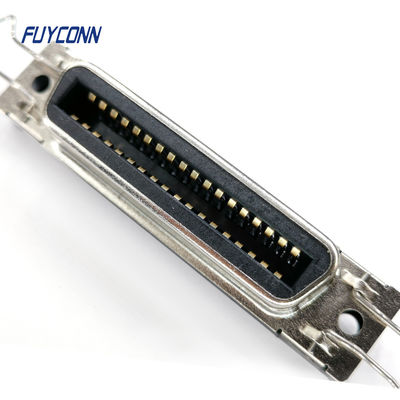 Συνδετήρας 36 καρφιτσών DDK για τον ευθύ θηλυκό Centronics εκτυπωτών συνδετήρα PCB